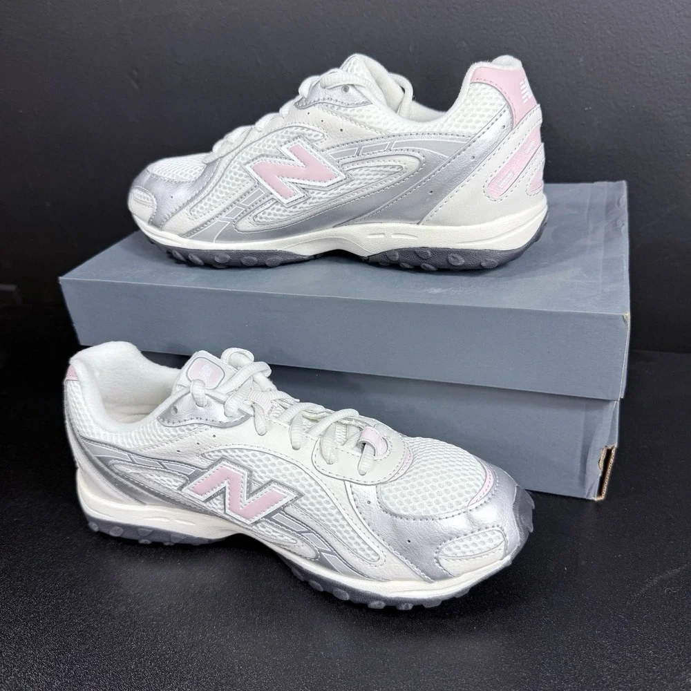 New Balance 204L Lace Youth 4.5 Women's 6 Pink‎ White Kids Grade School G204L9EA